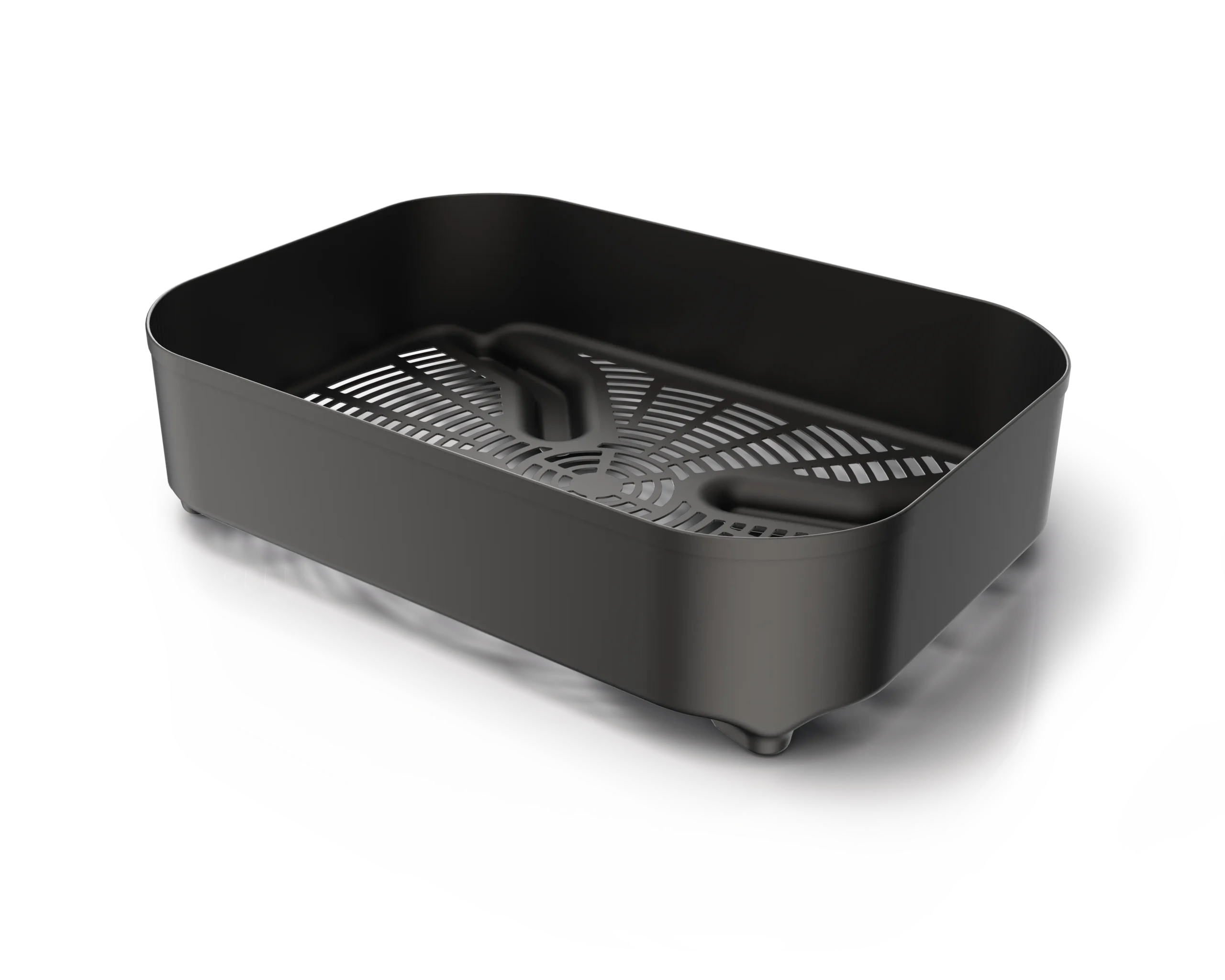 Ninja Woodfire Combo Crisper Kôš, Polovičný Air fryer kôš, Čierny (OG700)
