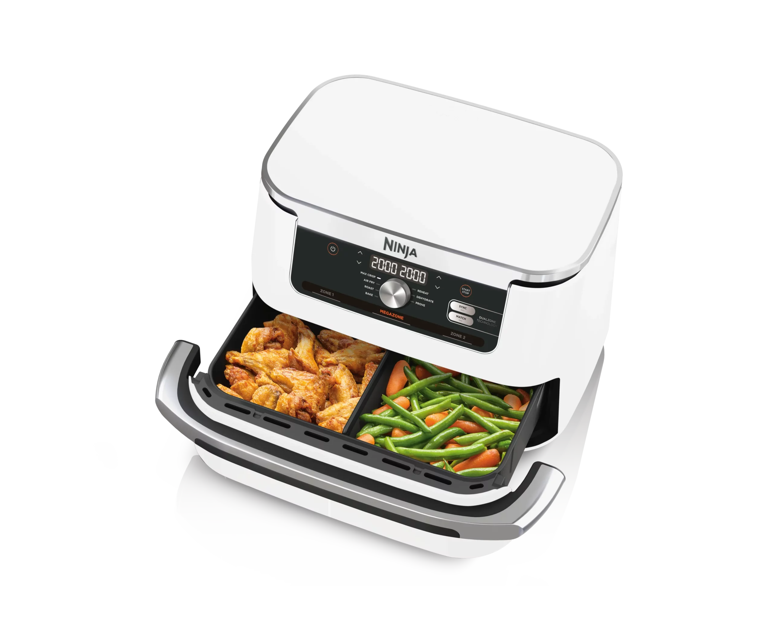 Ninja AF500EUWH Foodi FlexDrawer Dual Air fryer 10,4L - Biela