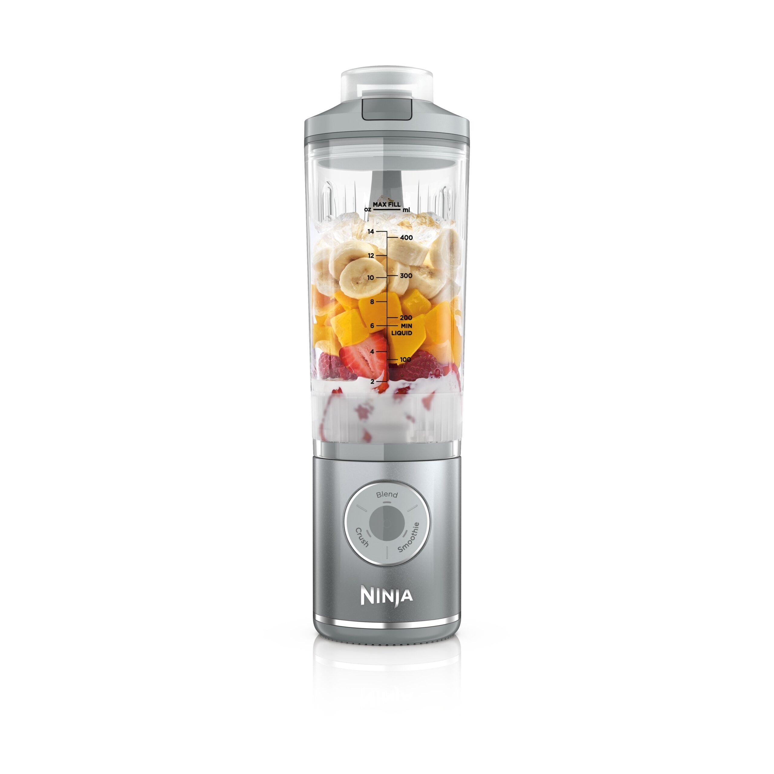 Ninja BC251EUSL BlastMax Bezdrôtový mixér – Strieborný