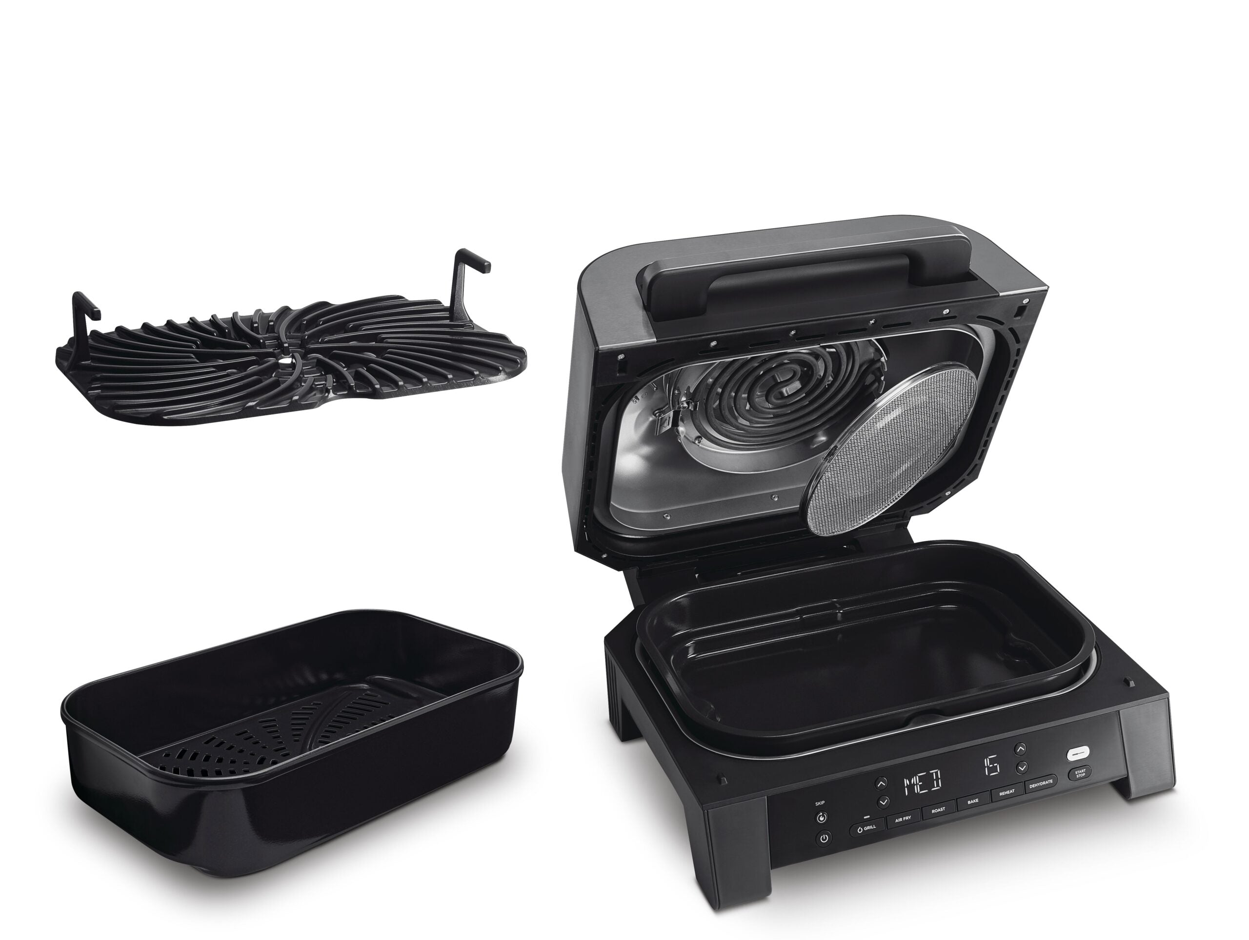 Ninja DG551EU Foodi Smart XL 6v1 Vnútorný gril a teplovzdušná fritéza s integrovaným teplomerom