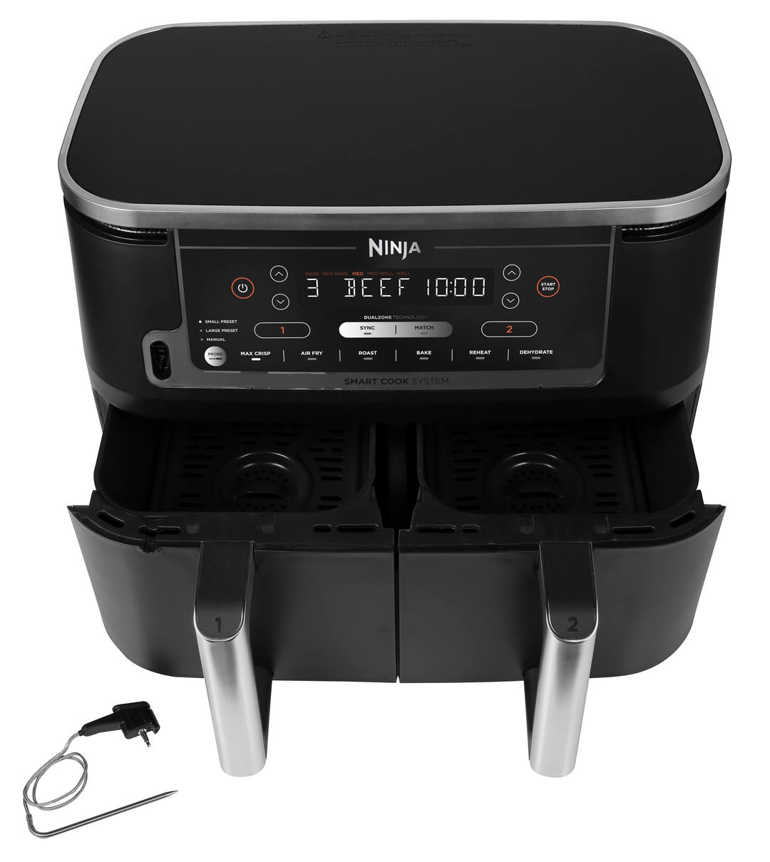 Ninja AF451EU Foodi MAX Dual Zone Air fryer 9,5L - S teplomerom