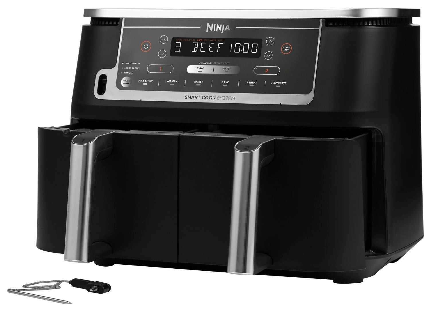 Ninja AF451EU Foodi MAX Dual Zone Air fryer 9,5L - S teplomerom