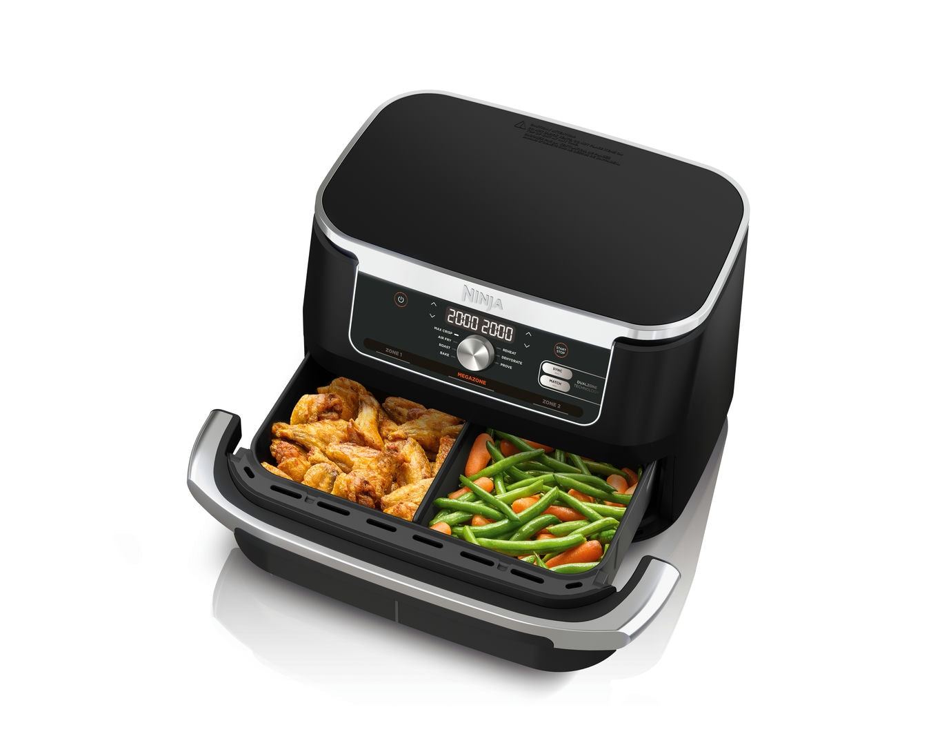 Ninja AF500EU Foodi FlexDrawer Dual Air fryer 10,4L