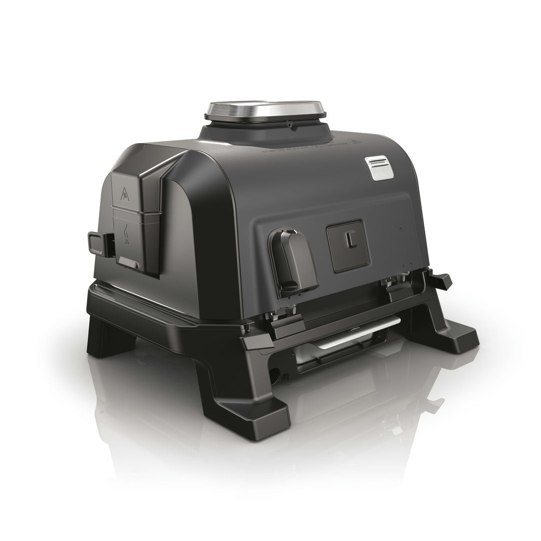 Ninja OG850EU Woodfire Pro XL; Elektrický BBQ, Gril, Air fryer & Udiareň; Vonkajší; 45 cm x 31 cm