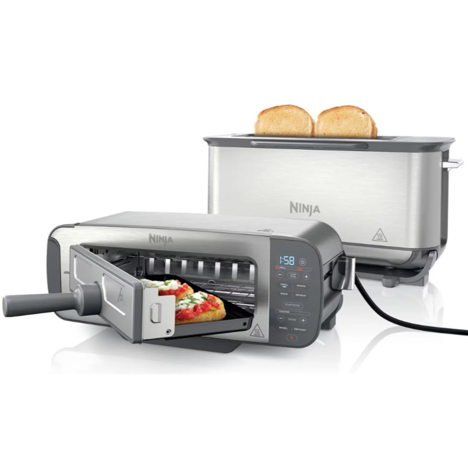 Ninja ST202EU Foodi 3v1 Hriankovač, Gril, Panini - Sivá